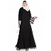 Simple bell sleeves black abaya  Simple bell sleeves black abaya